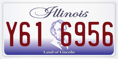 IL license plate Y616956