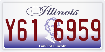 IL license plate Y616959