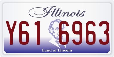 IL license plate Y616963