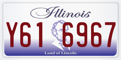 IL license plate Y616967