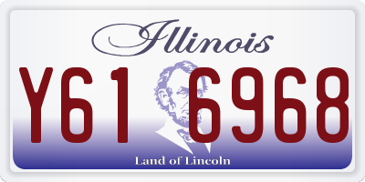 IL license plate Y616968