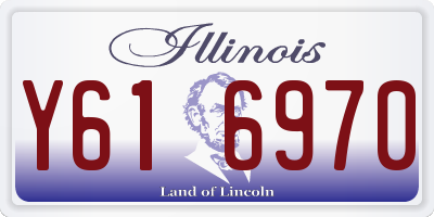 IL license plate Y616970