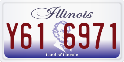 IL license plate Y616971