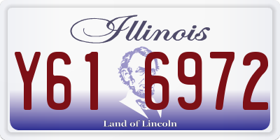 IL license plate Y616972