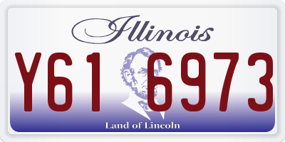 IL license plate Y616973