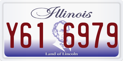 IL license plate Y616979