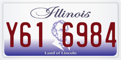 IL license plate Y616984