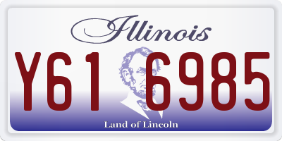 IL license plate Y616985