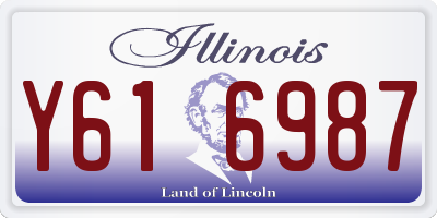 IL license plate Y616987