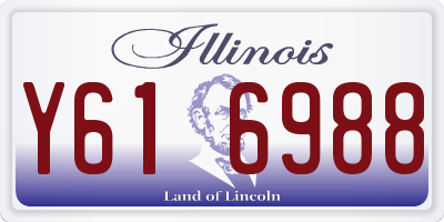 IL license plate Y616988