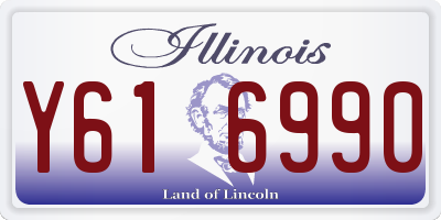 IL license plate Y616990