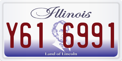 IL license plate Y616991