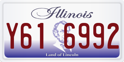 IL license plate Y616992