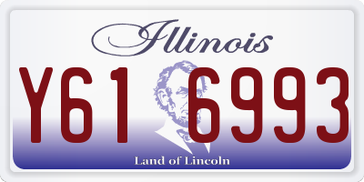 IL license plate Y616993