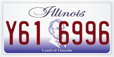 IL license plate Y616996