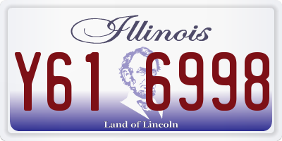 IL license plate Y616998