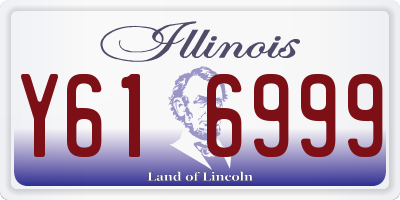 IL license plate Y616999
