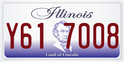 IL license plate Y617008