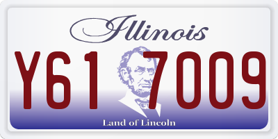 IL license plate Y617009