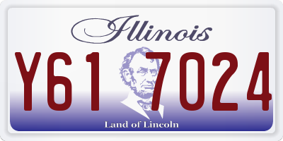 IL license plate Y617024