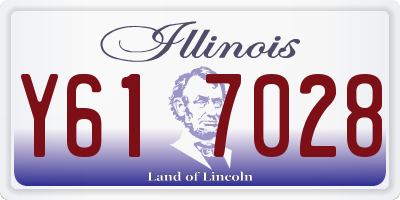IL license plate Y617028