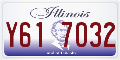 IL license plate Y617032