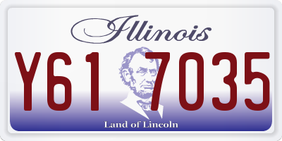 IL license plate Y617035