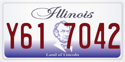 IL license plate Y617042