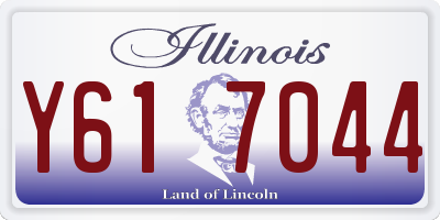 IL license plate Y617044