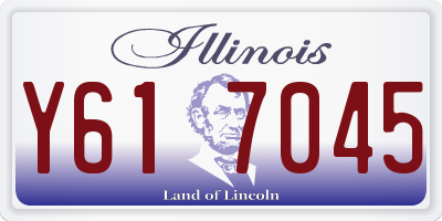 IL license plate Y617045