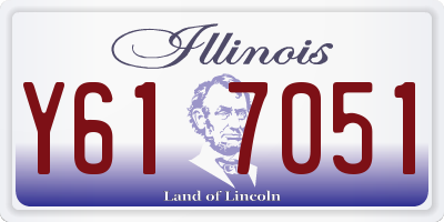 IL license plate Y617051