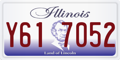 IL license plate Y617052