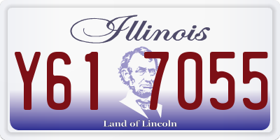 IL license plate Y617055