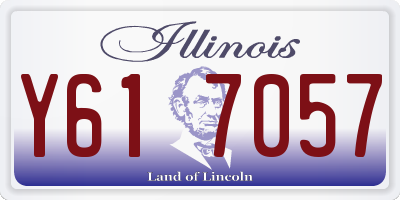 IL license plate Y617057