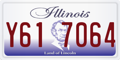 IL license plate Y617064