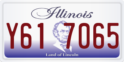 IL license plate Y617065