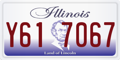 IL license plate Y617067