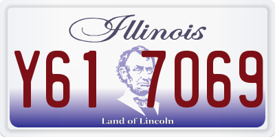 IL license plate Y617069