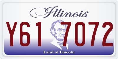 IL license plate Y617072