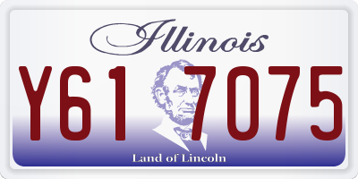 IL license plate Y617075