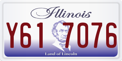 IL license plate Y617076