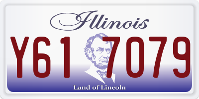 IL license plate Y617079