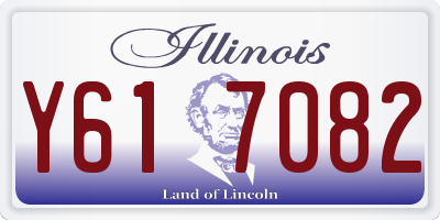 IL license plate Y617082