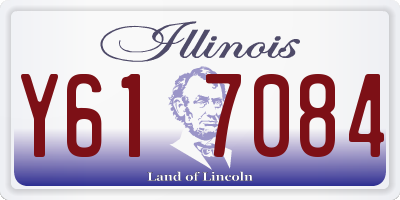 IL license plate Y617084