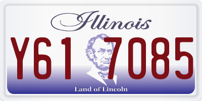 IL license plate Y617085