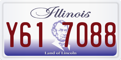 IL license plate Y617088