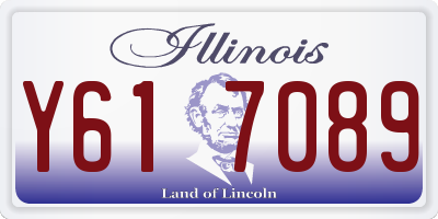 IL license plate Y617089
