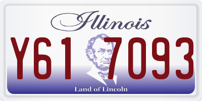 IL license plate Y617093