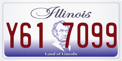 IL license plate Y617099