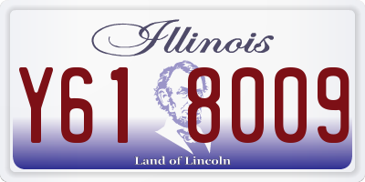 IL license plate Y618009